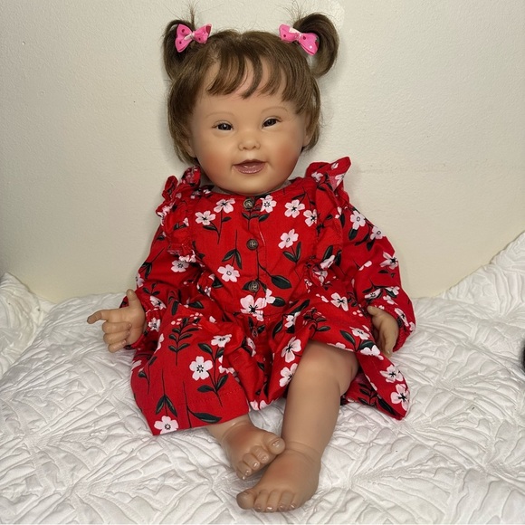 Paradise Galleries Down Syndrome Awareness 21’ Inch Reborn Baby Noah - Picture 2 of 10
